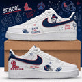 Custom Ole Miss Rebels Merch 2026 Back To School Sneakers Hotty Toddy Shoes Football Fan Gifts - Merchluma