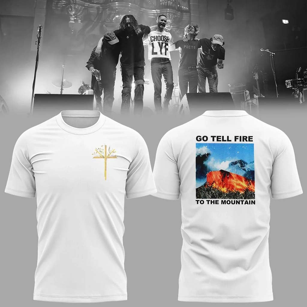 Wu Lyf Fifteen Years Later 2026 T-Shirt Go Tell Fire To The Mountain Shirt Wu Lyf Merch - Merchluma