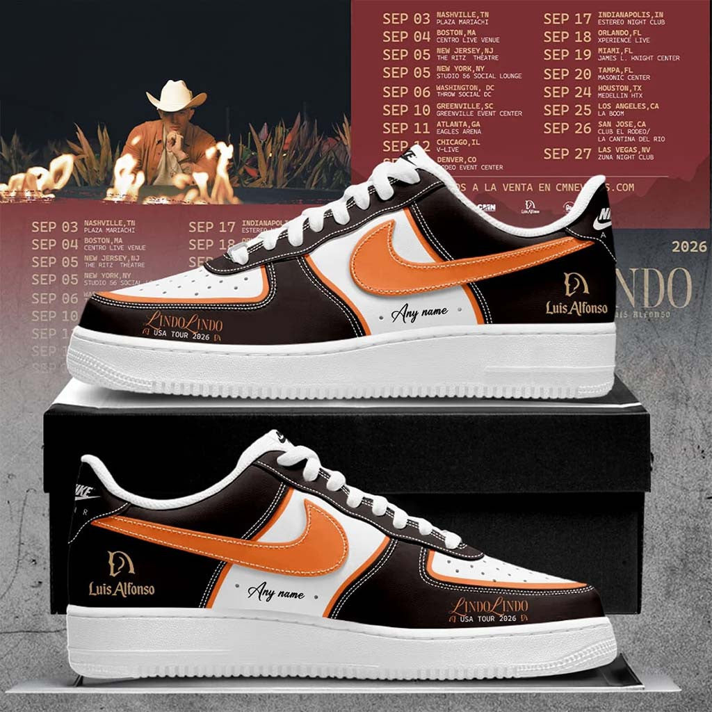 Personalized Luis Alfonso Merch Lindo Lindo Tour 2026 Sneakers Gift Ideas For Music Fans - Merchluma