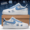 Personalized North Carolina Tar Heels Merch 2026 Back To School Sneakers Gift For Football Fans - Merchluma