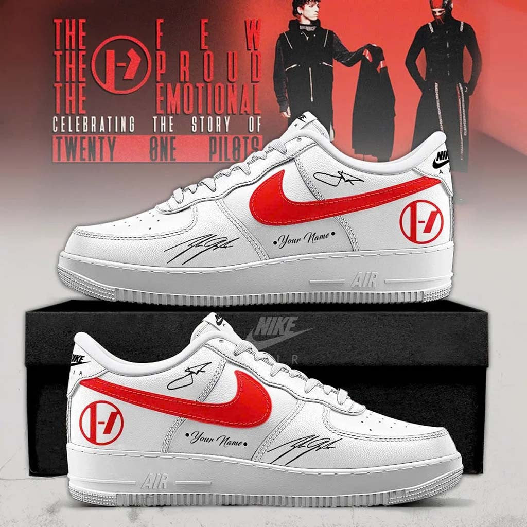 Personalized Twenty One Pilots Signature Sneakers 2026 Twenty One Pilots Merch Gift For Fans - Merchluma