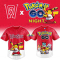 WooSox Pokemon Go Night Jersey Worcester Red Sox Merch Present For Baseball Fans - Merchluma
