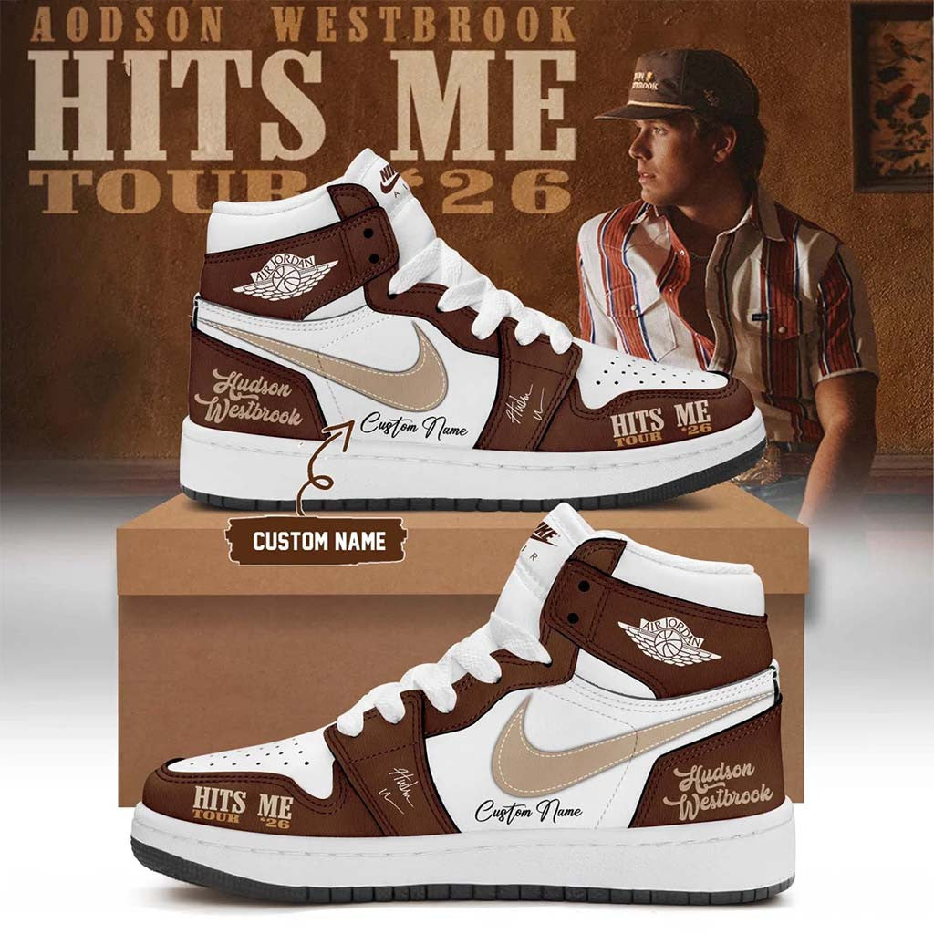 Personalized Hudson Westbrook Merch Hits Me Tour 2026 Sneakers Best Gift For Country Fans - Merchluma
