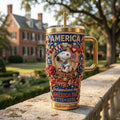 Snoopy America 250th Anniversary YETI Tumbler Happy 4th Of July Merch Best Patriotic Gifts - Merchluma