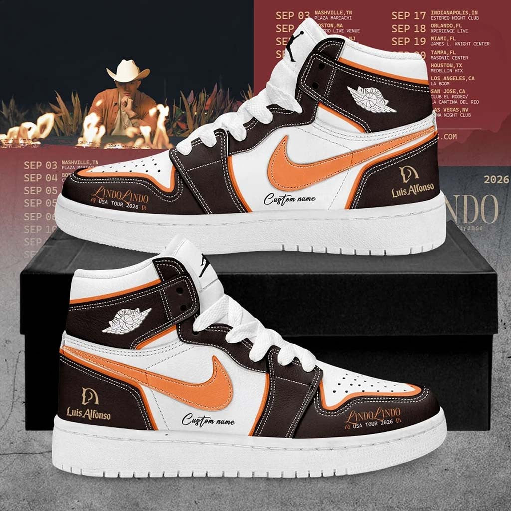 Personalized Luis Alfonso Merch Lindo Lindo Tour 2026 Sneakers Present For Music Lovers - Merchluma