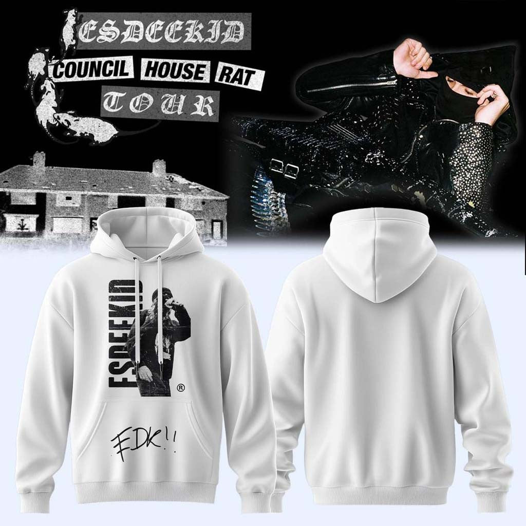 EsDeeKid Council House Rat Tour 2026 Hoodie EDK Merch Presents For Hip Hop Lovers - Merchluma