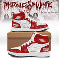 Personalized Motionless In White The Sweat And Blood Tour 2026 Sneakers MIW Merch Fan Gear - Merchluma