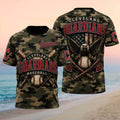 Cleveland Guardians Bald Eagle American Flag Camo Patriotic T-Shirt Guardians Merch Fan Gifts - Merchluma