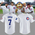 5 Seconds Of Summer X Chicago Cubs Signature Baseball Jersey #7 Irwin Jersey Fan Merch - Merchluma