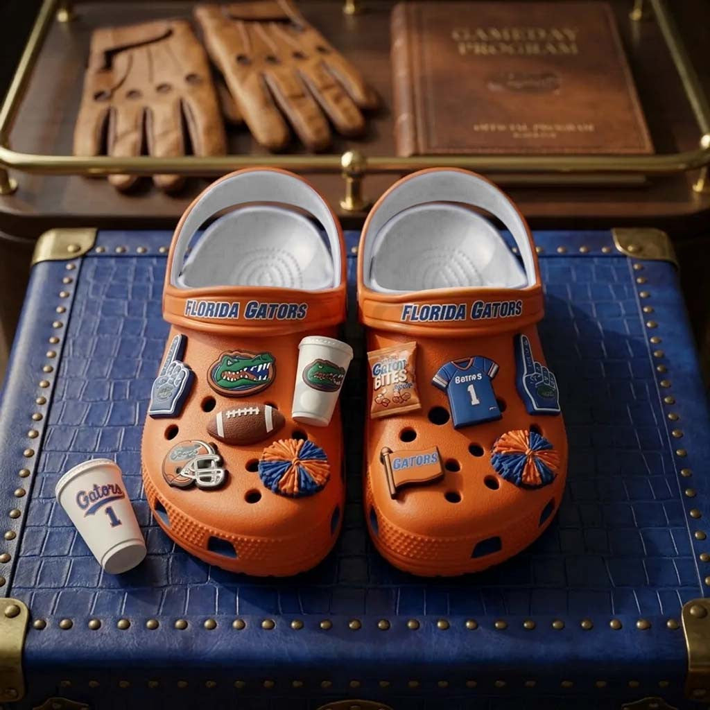Florida Gators Orange Crocs Florida Gators Merch Gift For Football Lovers - Merchluma