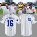 5 Seconds Of Summer X Chicago Cubs Signature Baseball Jersey #16 Hemmings Jersey Fan Apparel - Merchluma