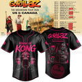 Gorillaz The Mountain Tour 2026 Baseball Jersey House Of Kong Jersey Gorillaz Band Merch - Merchluma