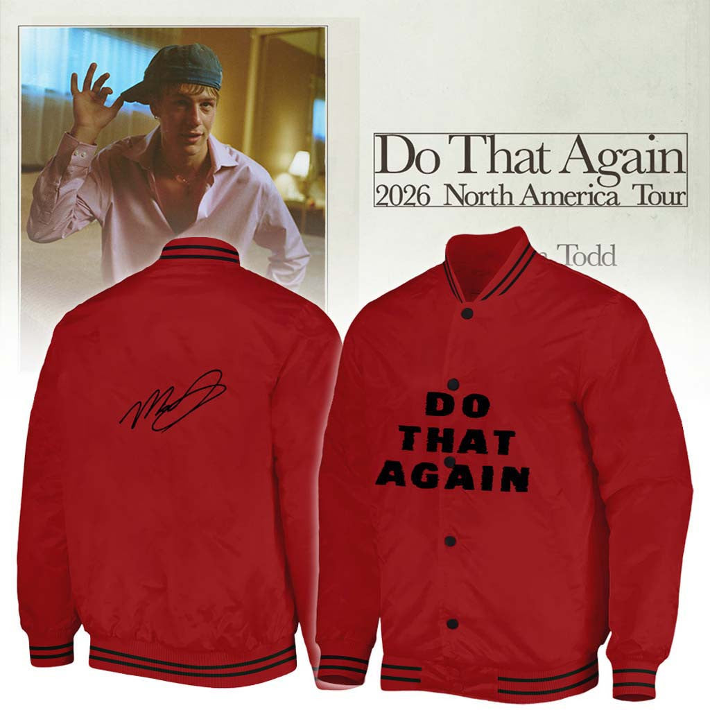Malcolm Todd Do That Again Tour 2026 Bomber Jacket Malcolm Todd Merch Gifts For Music Lovers - Merchluma