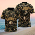 San Diego Padres Eagle American Flag Camo Baseball Shirt SD Padres Merch Gift For Baseball Fan - Merchluma