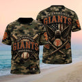 San Francisco Giants Baseball Eagle Patriotic Camo T-Shirt SF Giants Merch Present for Game Day - Merchluma