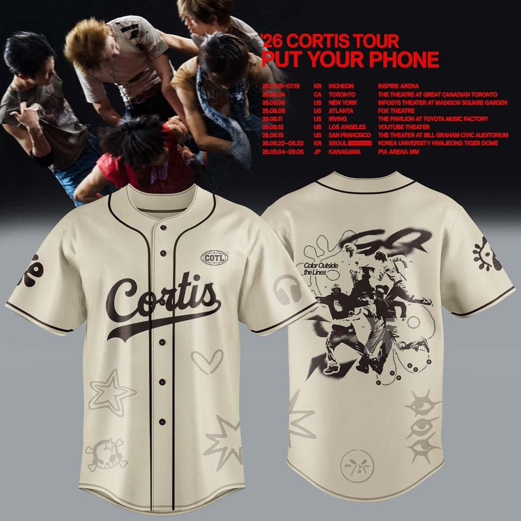 CORTIS X Put Your Phone Down Tour 2026 Baseball Jersey CORTIS Tour Merch Gift For Kpop Fans - Merchluma
