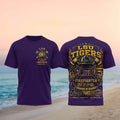 LSU Tigers College Firefighter Courage In Service Shirt LSU Tigers Merch Firefighter Gift Ideas - Merchluma