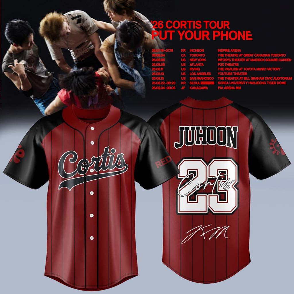 CORTIS X Put Your Phone Down Tour 2026 Jersey #23 Juhoon Jersey Shirt Cortis Merch Fan Gifts - Merchluma