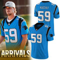#59 Luke Kuechly Football Jersey Shirt Carolina Panthers Merch Gift For Football Lovers - Merchluma