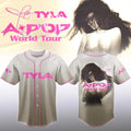 Tyla Apop World Tour Baseball Jersey Tyla Merch Gifts For Music Lovers - Merchluma