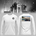 Wu Lyf Fifteen Years Later Long Sleeve T-Shirt Go Tell Fire To The Mountain Wu Lyf Merch White - Merchluma
