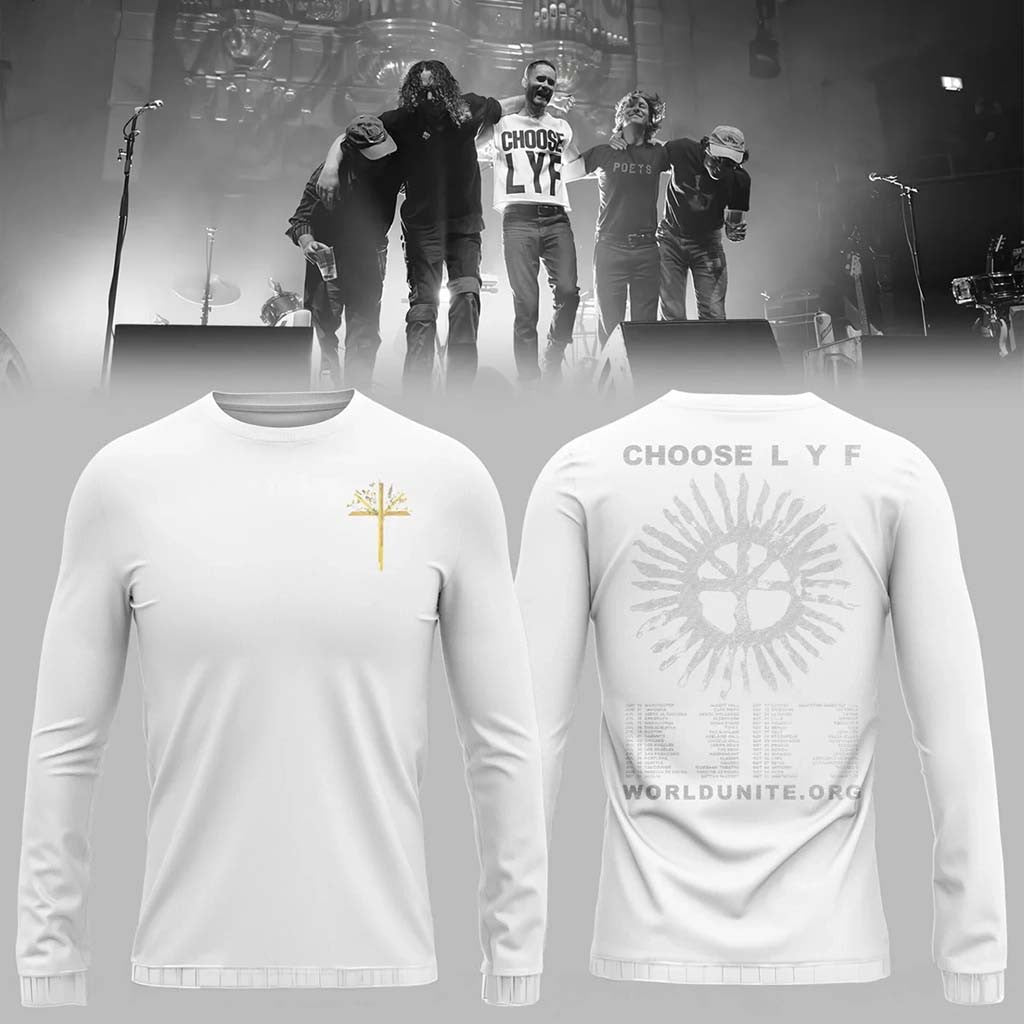 Wu Lyf Fifteen Years Later Long Sleeve T-Shirt White Choose LYF Merch Gifts For Music Lovers - Merchluma