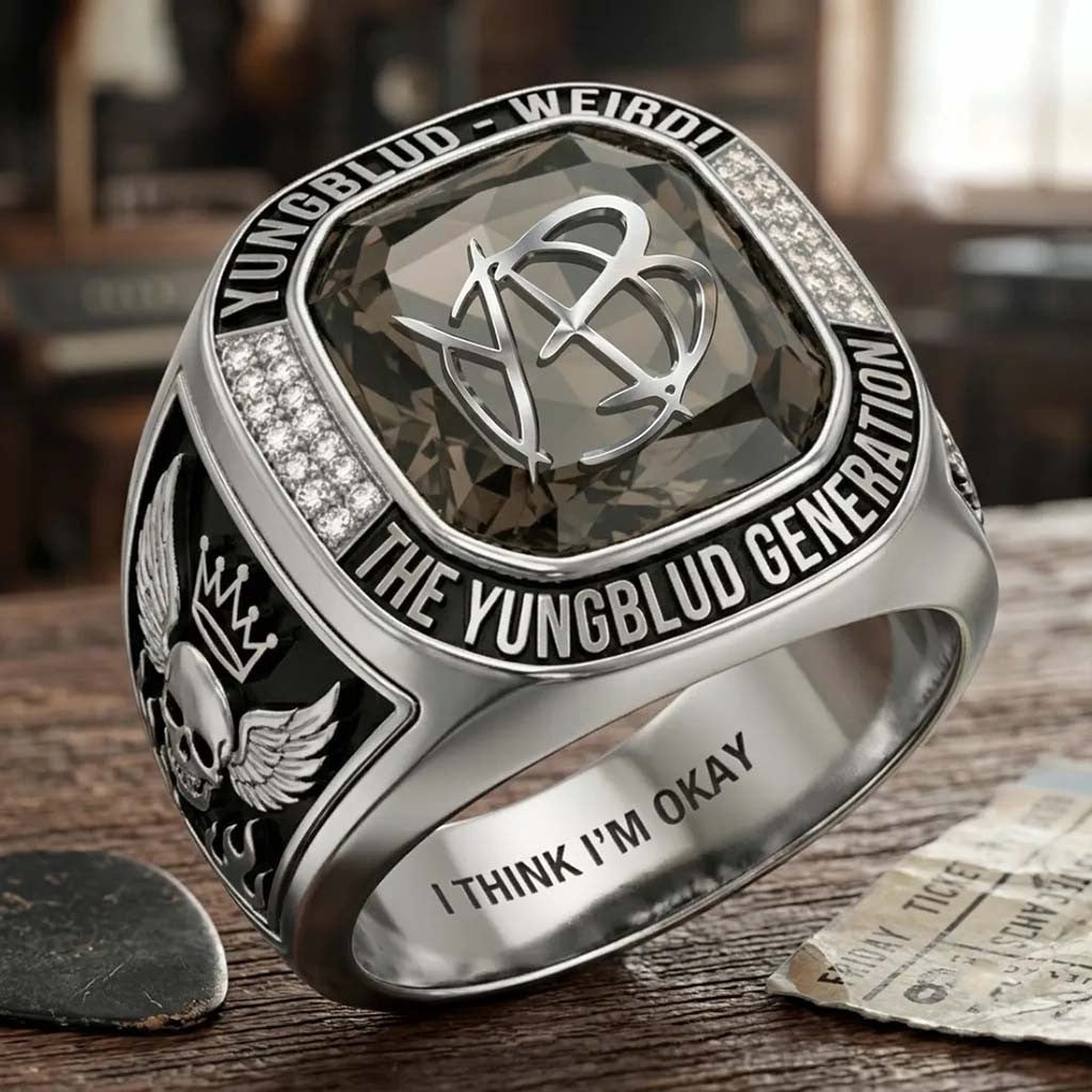 Yungblud Weird The Yungblud Generation Ring I Think I'm Okay Ring Yungblud Merch Gift For Fans - Merchluma