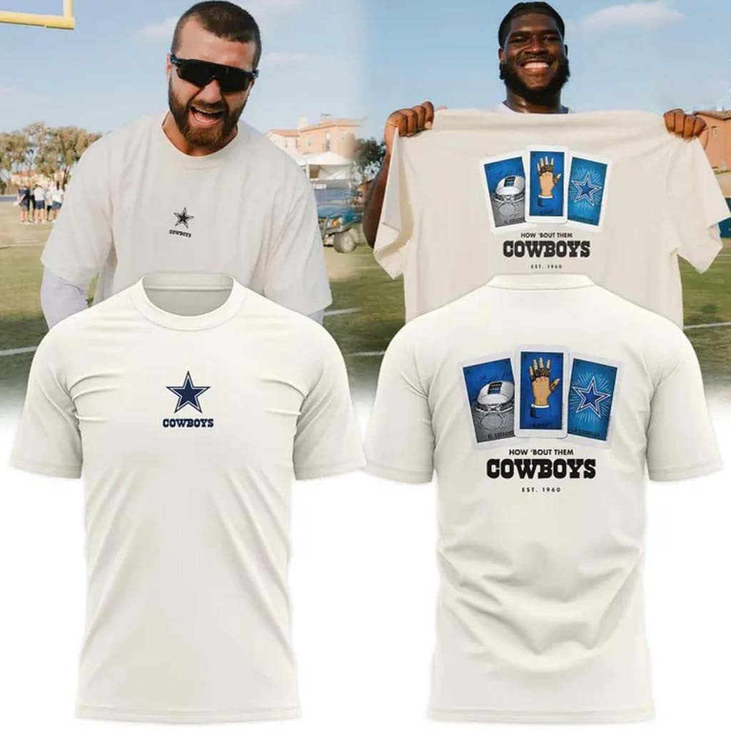 Dallas Cowboys X Loteria Cards 2026 T-Shirt How 'Bout Them Cowboys Shirt Dallas Football Merch - Merchluma