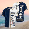 Personalized Milwaukee Brewers Snoopy Mascot City Skyline Baseball Jersey Brewers Merch 2026 - Merchluma