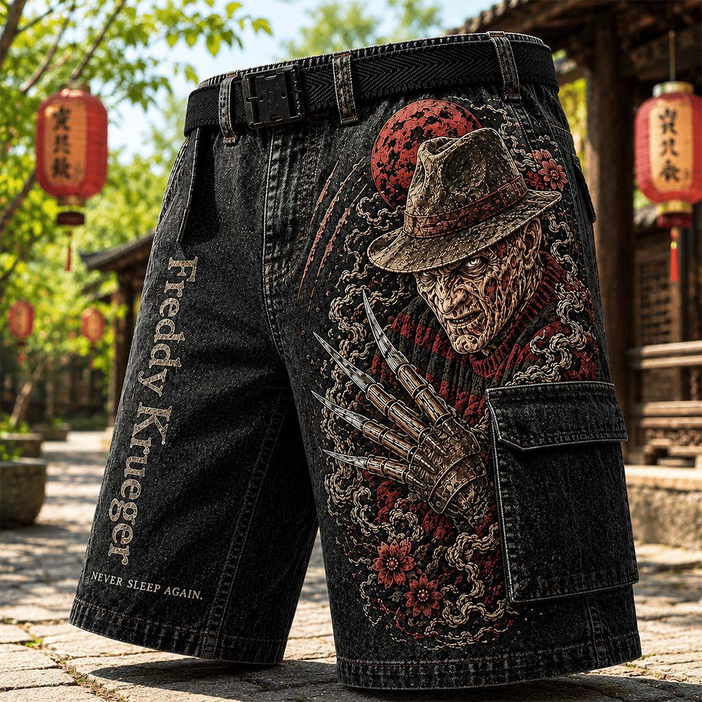 Freddy Krueger Merch Never Sleep Again Shorts Birthday Gift For Brother - Merchluma