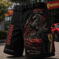 Scuderia Ferrari Merch Ride The Edge Shorts Best Gifts For Football Lovers - Merchluma