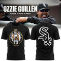 Chicago White Sox X Ozzie Guillen Legend 2026 T-Shirt Black White Sox Merch Baseball Fan Gear - Merchluma