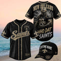 New Orleans Saints Muscle Knight Player Who Dat Baseball Jersey New Orleans Football Merch - Merchluma