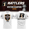 Arizona Rattlers Merch 2026 Western Conference Champions T-Shirt Gift For Football Fans - Merchluma