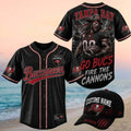 Tampa Bay Buccaneers Fierce Pirate Go Bucs Graphic Baseball Jersey Buccaneers Merch Him Gifts - Merchluma
