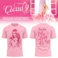 Megan Moroney The Cloud 9 Tour 2026 Pink Graphic T-Shirt Megan Moroney Merch Gifts For Besties - Merchluma