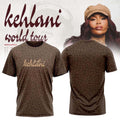 Kehlani x World Tour 2026 North America Leopard Shirt Kehlani Merch Gifts For Music Fans - Merchluma