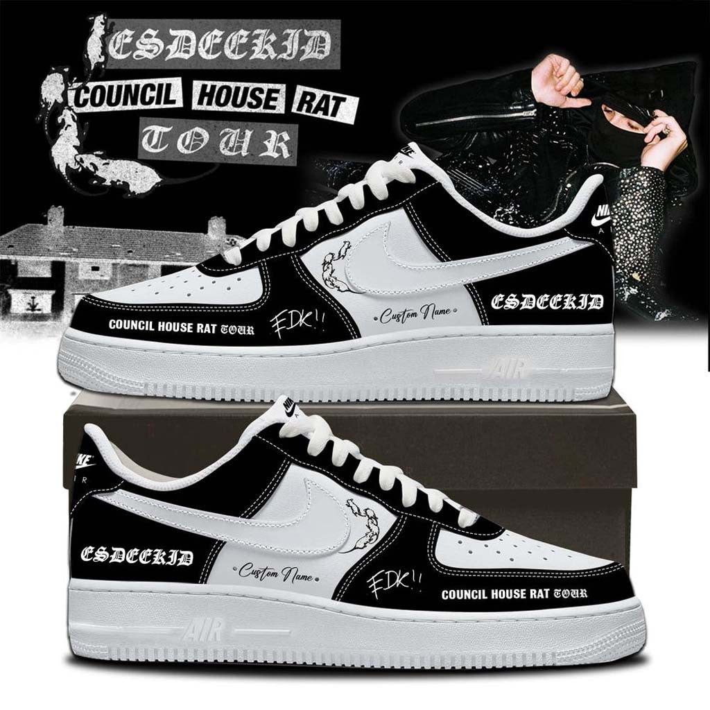 Personalized EsDeeKid Council House Rat Tour 2026 Shoes Sneakers EsDeeKid Merch Rap Fan Gifts - Merchluma