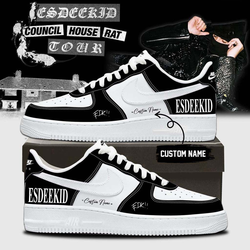 Personalized EsDeeKid Council House Rat Tour 2026 Sneakers EDK Merch Best Gift For Rapper Fans - Merchluma