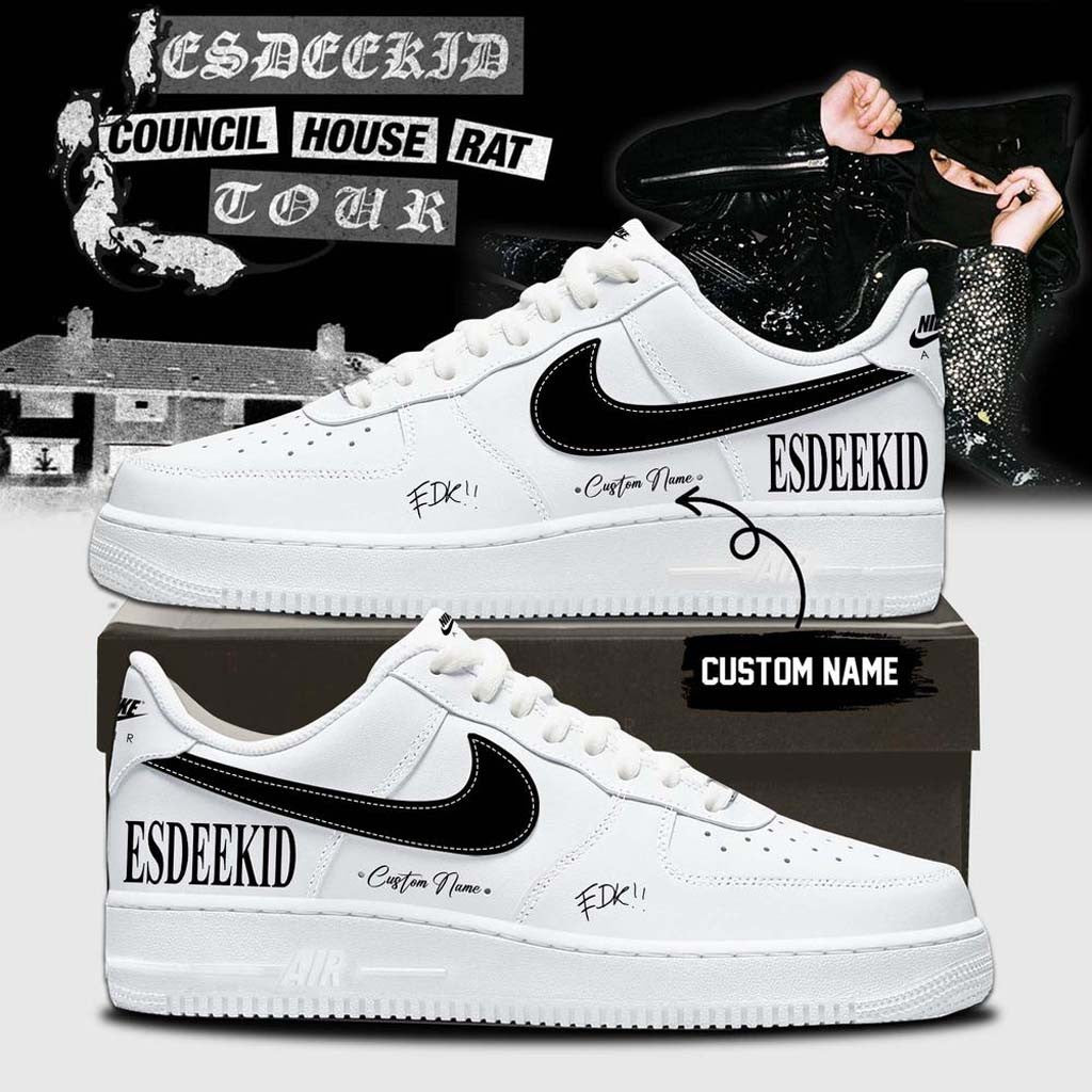Personalized EsDeeKid Council House Rat Tour 2026 Sneakers EDK Merch Gift For Hip Hop Lover - Merchluma