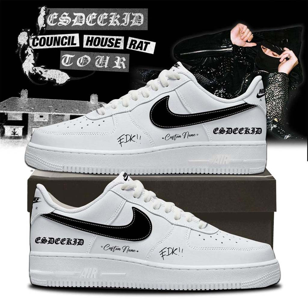 Personalized EsDeeKid Merch 2026 EDK Council House Rat Tour Sneakers Present For Rap Fans - Merchluma