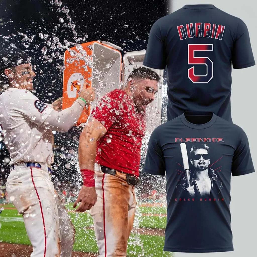 Boston Red Sox X Caleb Durbin Durbinator 2026 T-Shirt #5 Durbin Merch Gift For Baseball Lovers - Merchluma