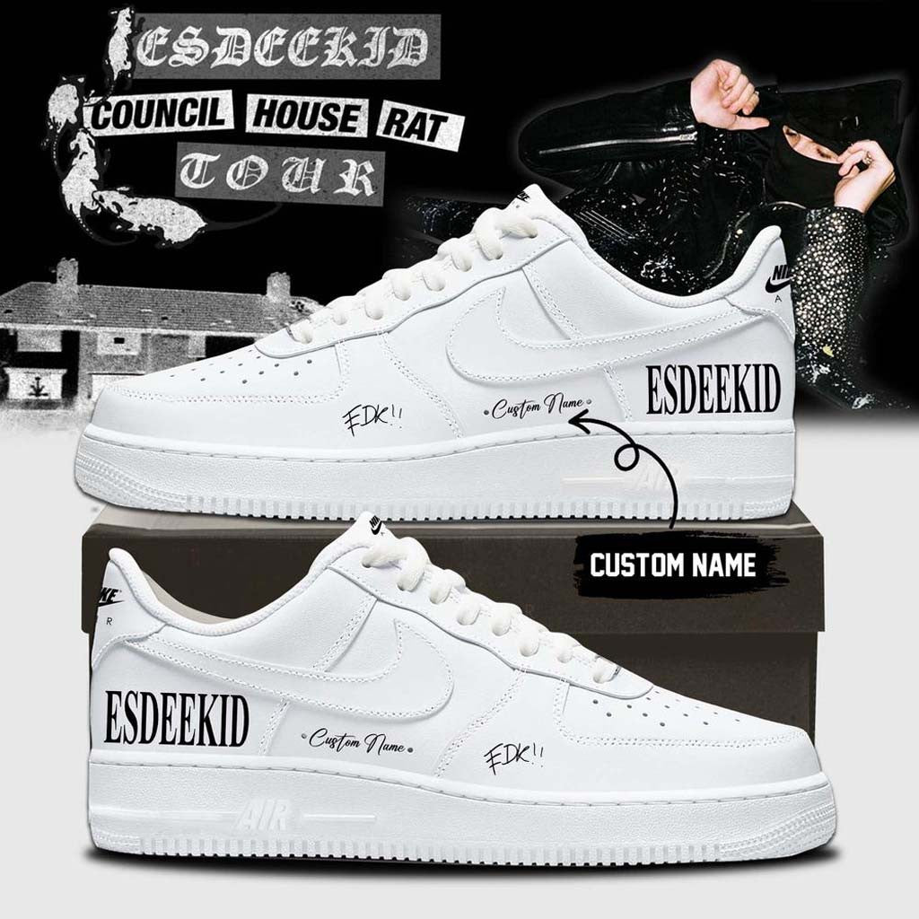 Personalized EsDeeKid Merch EDK Council House Rat Tour 2026 Sneakers Best Gift For Hip Hop Fans - Merchluma