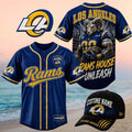 Los Angeles Rams Muscle Ram Mascot Unleash Baseball Jersey Rams Merch Gifts For Him - Merchluma