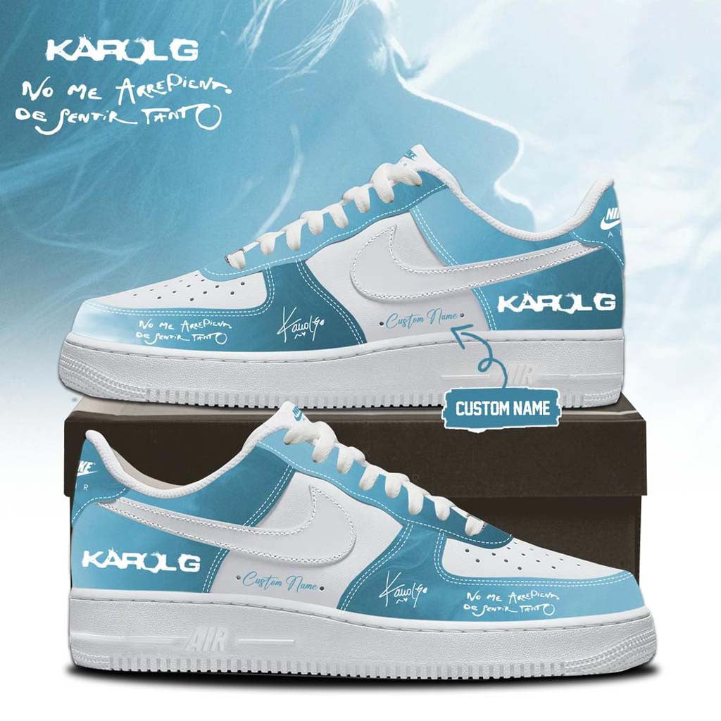 Personalized Karol G Album No Me Arrepiento de Sentir Tanto 2026 Shoes Sneakers Karol G Merch - Merchluma