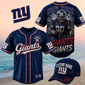 New York Giants Muscle Cyborg Player Football Baseball Jersey New York Football Merch - Merchluma