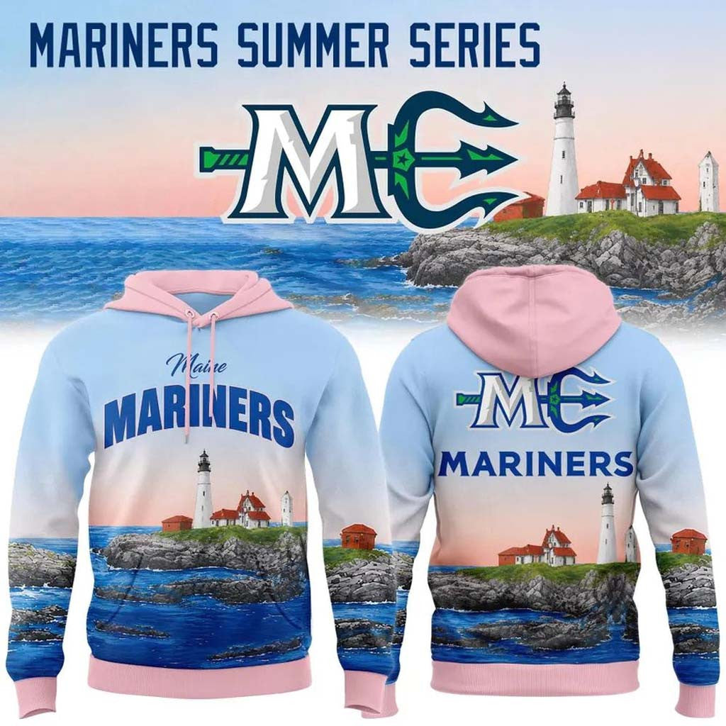 Maine Mariners x Summer Series 2026 Hoodie Maine Mariners Merch Gifts For Baseball Fans - Merchluma
