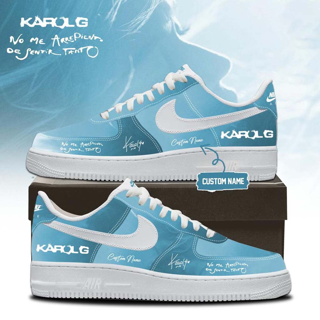 Personalized Karol G Album No Me Arrepiento de Sentir Tanto 2026 Sneakers Karol G Merch Gifts - Merchluma