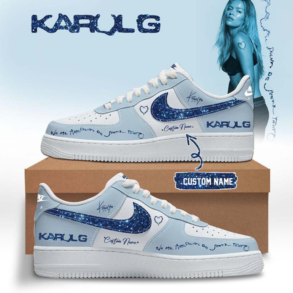 Personalized Karol G Merch Album No Me Arrepiento de Sentir Tanto 2026 Sneakers Gift For Fans - Merchluma