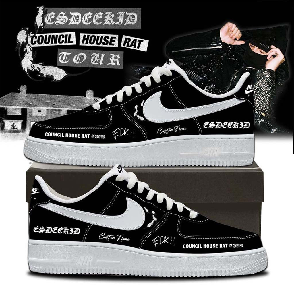 Personalized EsDeeKid Council House Rat Tour 2026 Sneakers EsDeeKid Merch Present For Rap Lover - Merchluma